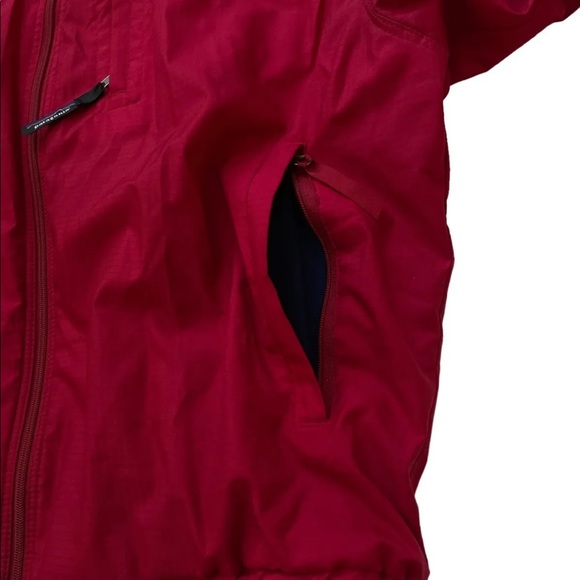 VTG Patagonia Mens Size Medium Red Pneumatic Windbreaker Lined Jacket - Picture 3 of 7